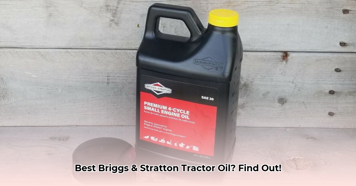 briggs-and-stratton-lawn-tractor-oil
